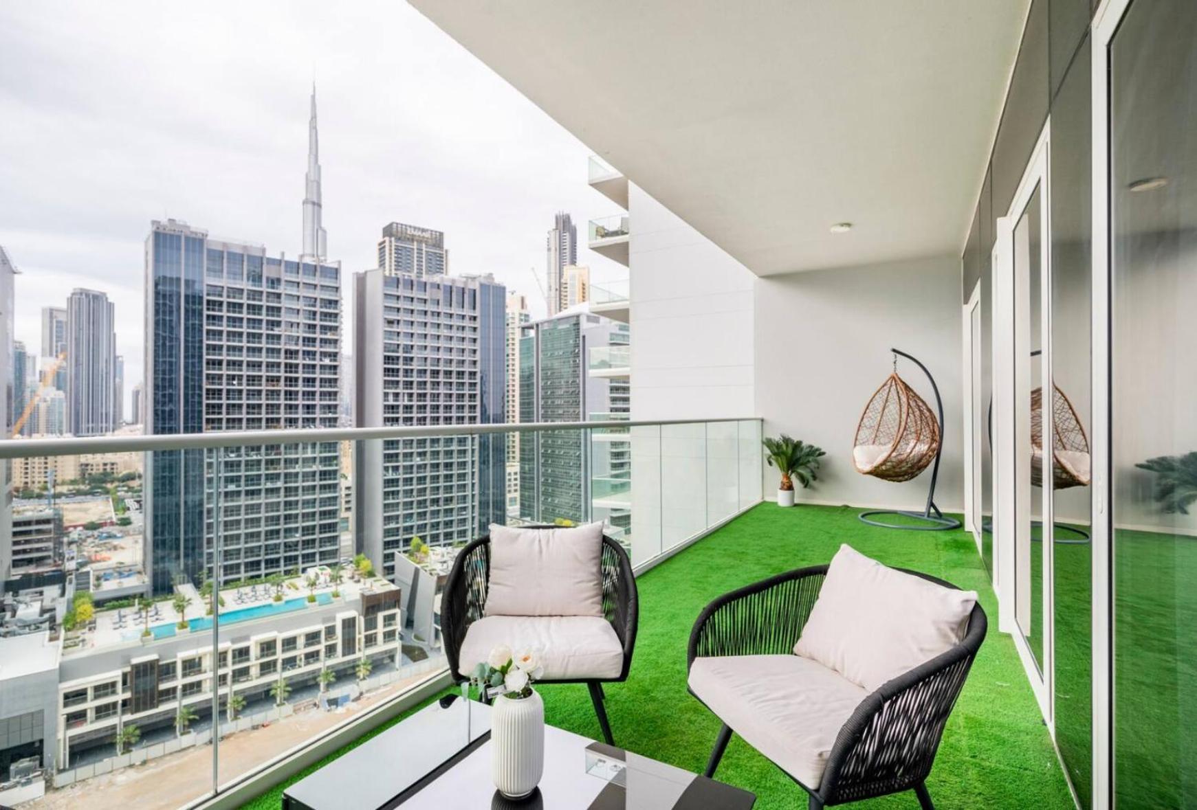 Luxury 2 Bedroom With Burj Khalifa View Dubai Eksteriør billede
